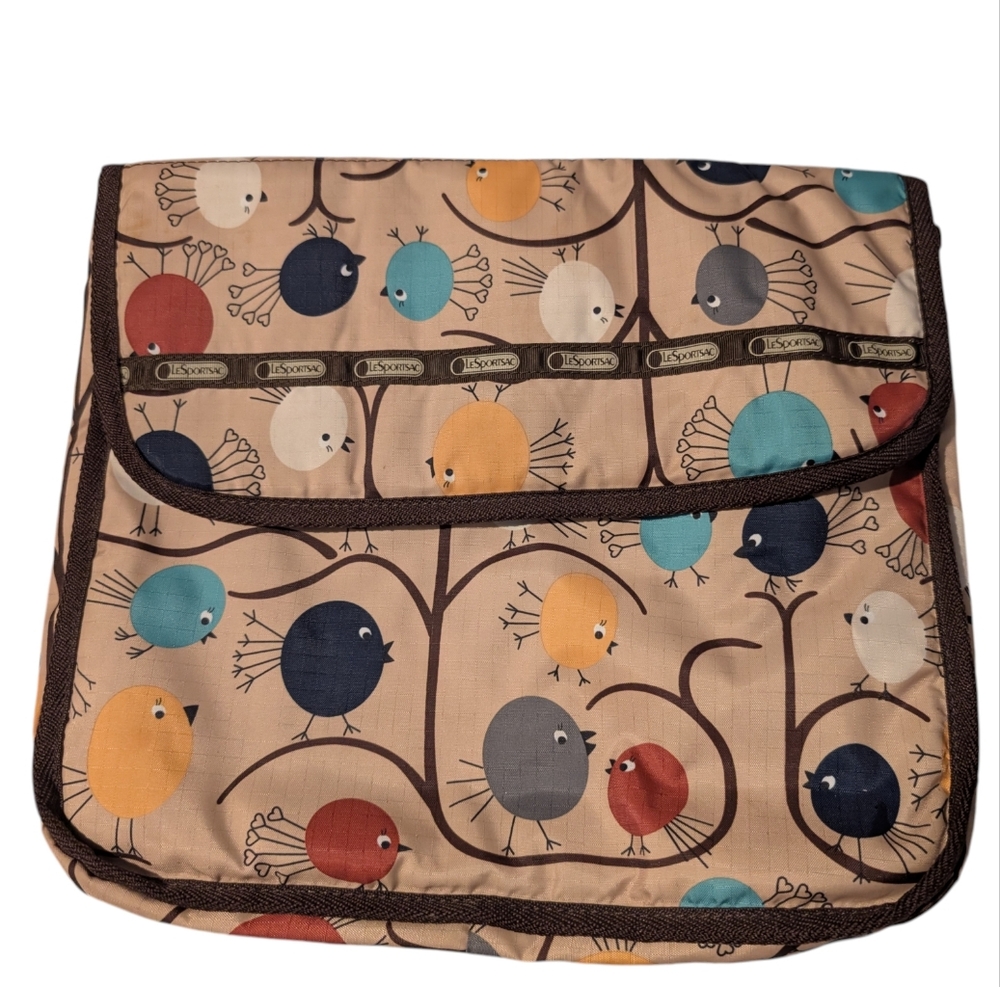 Lesportsac Bird Print Laptop‎ Tablet Bag